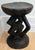 African Vintage Tonga Hand Carved Wood Stool – Brutalist Sculptural Side / Plant Table, 14" For Sale - Image 3 of 9