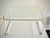 White Scandinavian Minimalist Mid-Century Modern Tubular Steel & Glass Coffee Table in Style of Max Sauze For Sale - Image 8 of 10