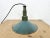 Green Industrial Petrol Enamel Military Pendant Lamp with Cast Aluminium Top, 1960s For Sale - Image 8 of 12