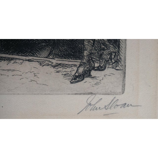 1920s Early 20th Century Social Realism Etching by John Sloan For Sale - Image 5 of 6