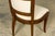 Set of 6 French Art Deco Walnut Dining Chairs in Ivory Ribbed Upholstery, 1930s For Sale - Image 16 of 18