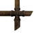 Wood Vintage Faux Bamboo Mirror, 1950s For Sale - Image 7 of 9