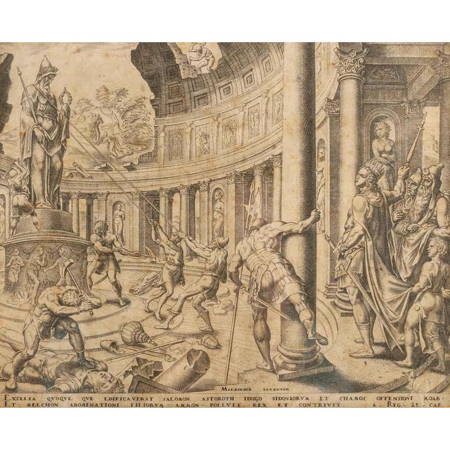 Antique Scenes, 19th Century, Engravings, Framed, Set of 5 For Sale - Image 3 of 14