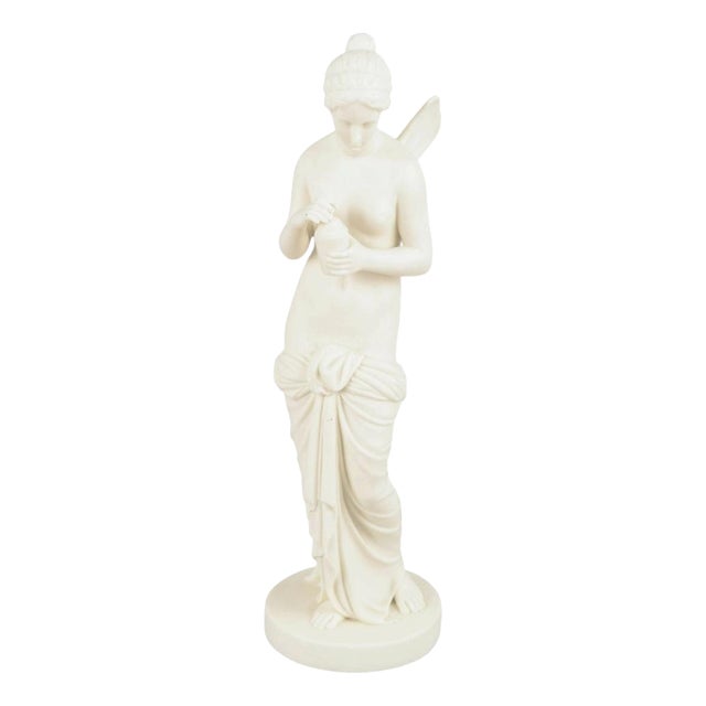 Nude Biscuit Psyche Sculpture in the style of Bertel Thorvaldsen for Gustavsberg, 1900s For Sale