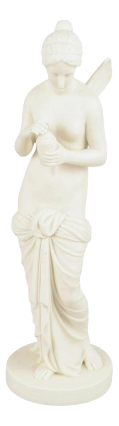 Nude Biscuit Psyche Sculpture in the style of Bertel Thorvaldsen for Gustavsberg, 1900s