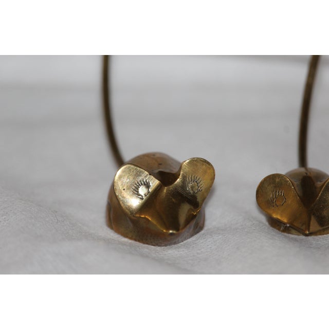 Vintage Gold Mice Figurines, 1970s, Set of 2 For Sale - Image 12 of 15