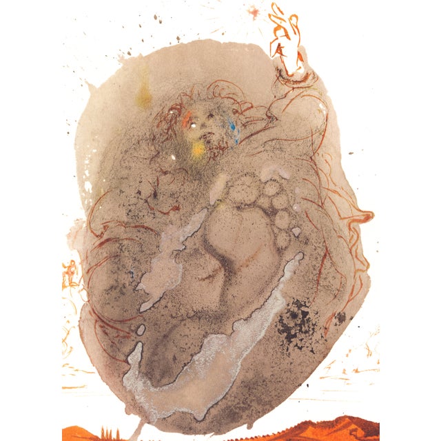 Color lithograph "Faciamus Hominem" (Let Us Make Man, Genesis 1:26) from Salvador Dalí's monumental five-volume...