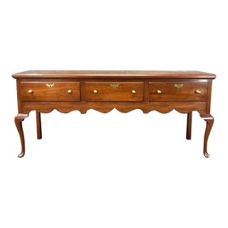 1970s Henkel Harris Solid Wild Black Cherry Sideboard - Virginia Galleries For Sale
