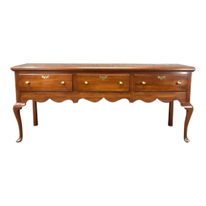1970s Henkel Harris Solid Wild Black Cherry Sideboard - Virginia Galleries