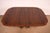 Stickley Georgian Banded Flame Mahogany Double Pedestal Extension Dining Table | Newly Refinished For Sale - Image 9 of 14