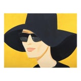 Alex Katz Black Hat Poster, 2023 For Sale