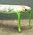 Vintage Lacquered Floral Bench For Sale - Image 10 of 12