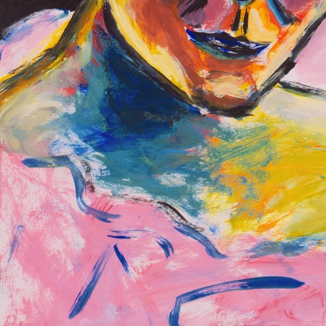 2010s 'Figural' by Dan May, 2017, Post Impressionist Oil, Portland Art Museum, Albright-Knox Gallery For Sale - Image 5 of 7