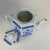 Vintage Italian Tuscany Style Blue and White Porcelain Tea Pot For Sale - Image 10 of 10