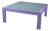 Hollywood Regency Fretwork Square Coffee Table For Sale