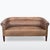 1920s Antique Leather Club Sofa and Armchairs, 1920s, Set of 3 For Sale - Image 5 of 18