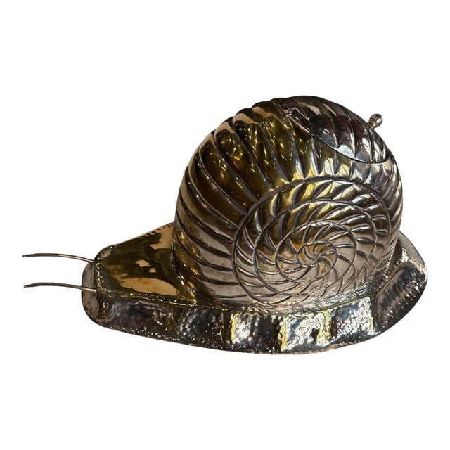 1990s Silver Plate Snail Tureen For Sale