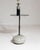 Stone 21st Century Poland Deep Charcoal Grey Round Stone-Base Side Table For Sale - Image 7 of 10