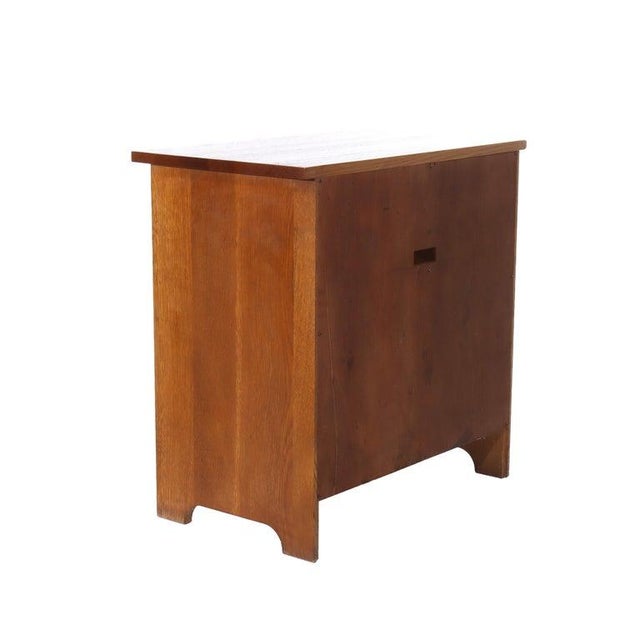 Wood Stickley Arts & Crafts Mission Oak 2-Drawer Entertainment Cabinet 20thC For Sale - Image 7 of 12
