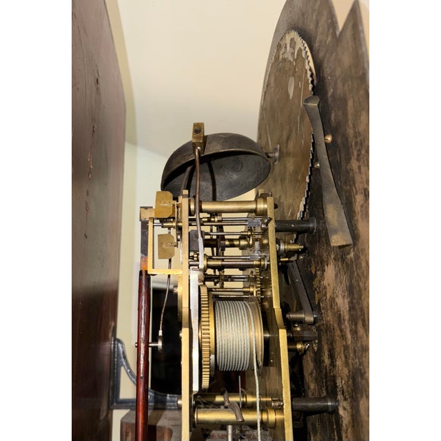 Brown Harriet Beecher & Calvin Ellis Stowe Family Grandfather Clock For Sale - Image 8 of 12