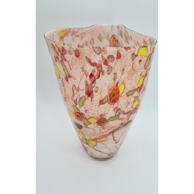 1970s Large Vase in Artistic Confetti Glass, 1960s For Sale - Image 5 of 13