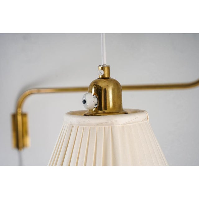 Swedish Wall Lamp in Brass, 1940s For Sale - Image 11 of 18