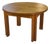 Round Oak Table from Maison Regain, 1970s For Sale