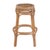 Coastal Antigua 30.5 in. Seat Height Round Rattan Bar Stool with Footrest, Natural Rattan For Sale - Image 3 of 7