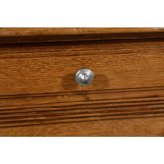 Brown Vintage Bedside Table in Oak, 1930 For Sale - Image 8 of 18