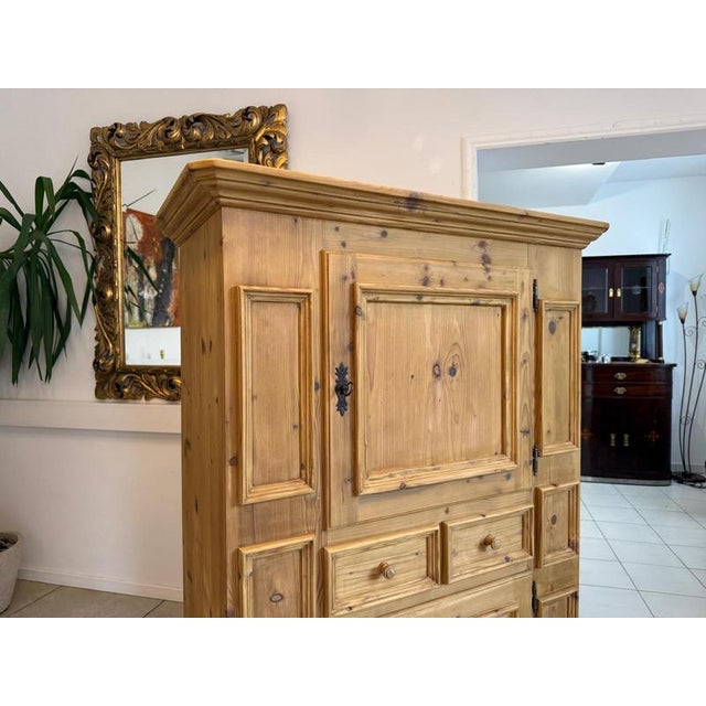 Biedermeier Farmhouse Kitchen Cupboard, 1960s For Sale - Image 9 of 12