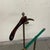 Brass and Wood Valet Stand attributed to Maison Jansen, 1950s For Sale - Image 9 of 9