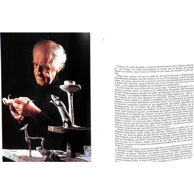 "Diego Giacometti: Catalogue De L'Oeuvre, Volume I" 1986 Francisci, Francoise For Sale - Image 13 of 18