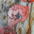 Antique 19th Century Floral Oil Painting on Glass Pane in Victorian Faux Bois Gilt Frame For Sale - Image 9 of 10