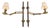 Vintage Brass Swing-Arm Wall Lamps from Maison Jansen, France, 1960s, Set of 2 For Sale