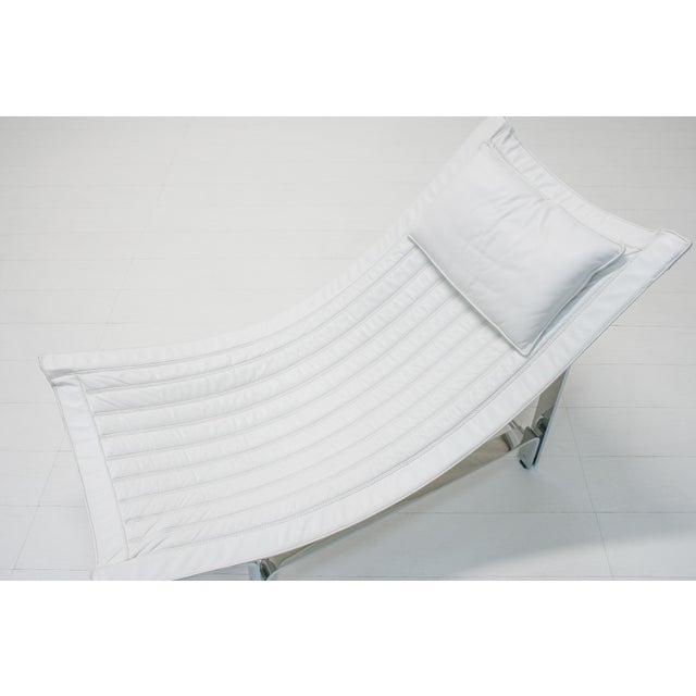 1970s Set of Leather Lounge Chair & Ottoman by Adalberto Dal Lago for Rossi Di Albizzate, 1970s For Sale - Image 5 of 13