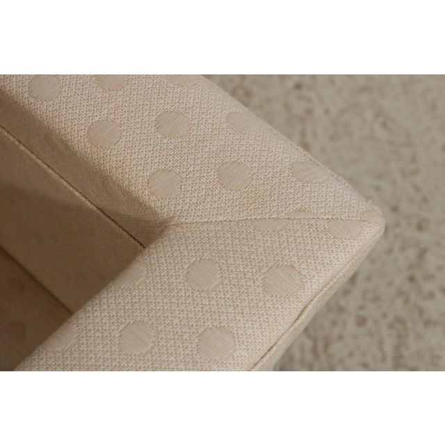 Textile Large White Upholstered Flip Top Ottoman or Chest For Sale - Image 7 of 15