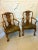 Outstanding quality pair of antique Victorian carved walnut desk chairs having an outstanding quality carved walnut shape...