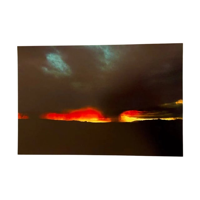 "Storm at Sunset" Contemporary Landscape Photograph from The Estate of Gleb Derujinsky For Sale