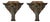 Deco Italian Wall Lamps in Bronze from Banci, 1970s, Set of 2 For Sale