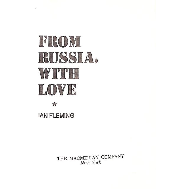 FLEMING, Ian [191] pp. The Macmillan Company 1966 8 1/2" x 5 3/4" Jacket design Jerome Kuhl