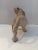 1980s Vintage Hand-Carved Wood Cat Sculpture For Sale - Image 5 of 12