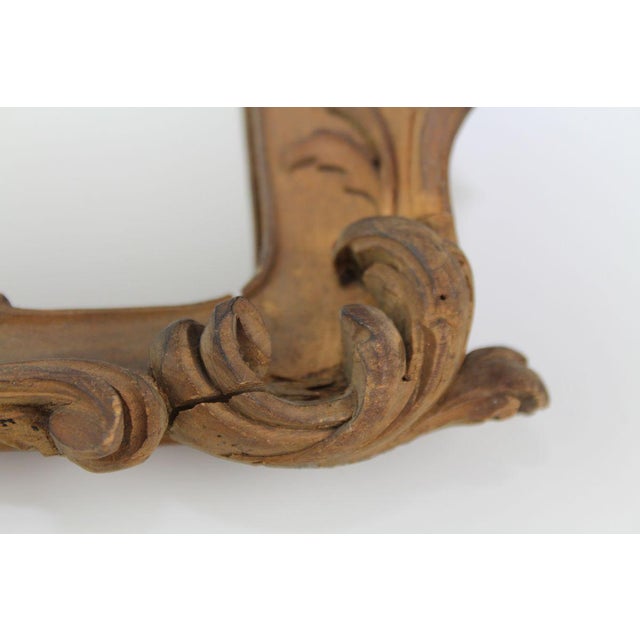 Carved Wooden Frame with Mirror, 1880s For Sale - Image 13 of 17