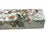 Pair White Porcelain Flower Birds Scenery Rectangular Display Paperweight For Sale - Image 9 of 13