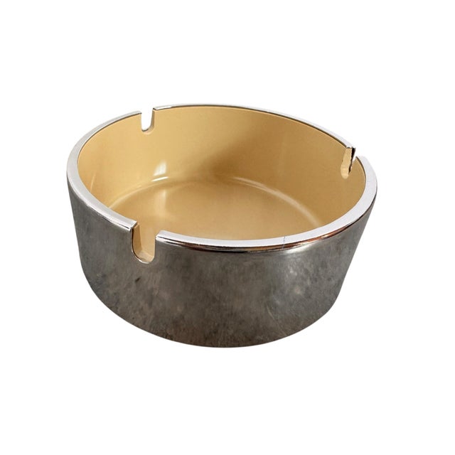 Chrome MCM 1970s Chrome Nesting Ashtrays For Sale - Image 8 of 13