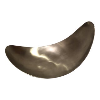 Contemporary Georg Jensen Denmark Stainless Steel “Leaf” Dish For Sale