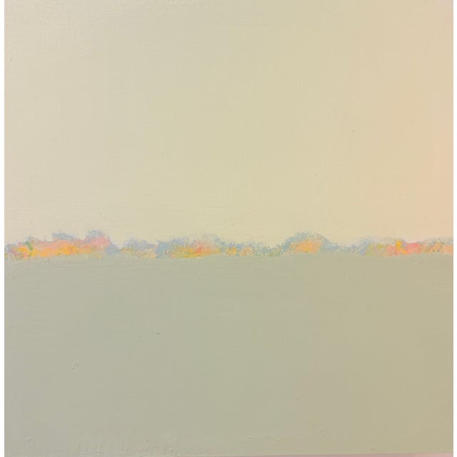 Abstract Sarah Trundle, Contemporary Abstract Landscape Painting, "Spring on the Horizon" For Sale - Image 3 of 4