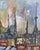1960s 1960s Coit Tower San Francisco Painting by Frank Koci For Sale - Image 5 of 9