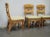 Wicker & Fabric Dining Chairs from Vivai del Sud, Italy, 1980s, Set of 4 For Sale - Image 4 of 10