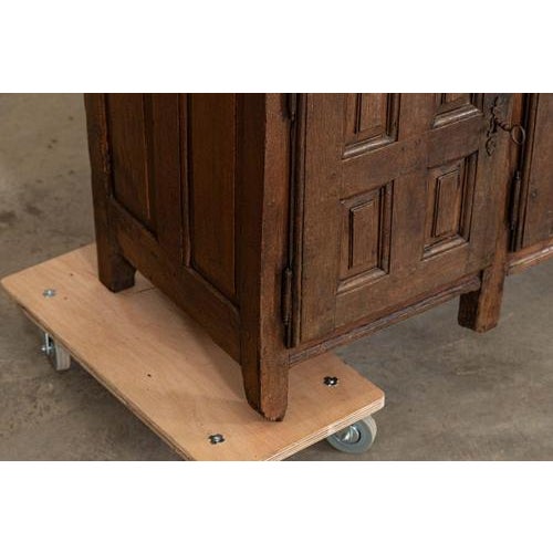 Large 18th Century French Oak Housekeepers Cupboard, 1760s For Sale - Image 16 of 18