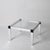 Square Coffee Table in Aluminum and Glass by Gae Aulenti, Italy, 1970s For Sale - Image 10 of 12